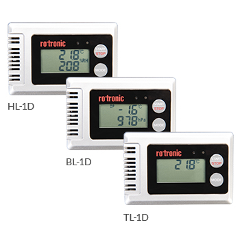 用于濕度、溫度、露點(diǎn)和壓力的數(shù)據(jù)記錄器- Rotronic HL-1D, BL-1D, TL-1D